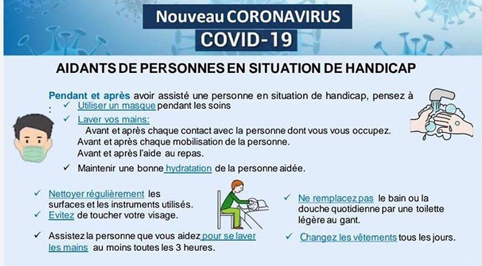 Mesures de prévention en EHPAD : Personnes ayant une situation de handicap