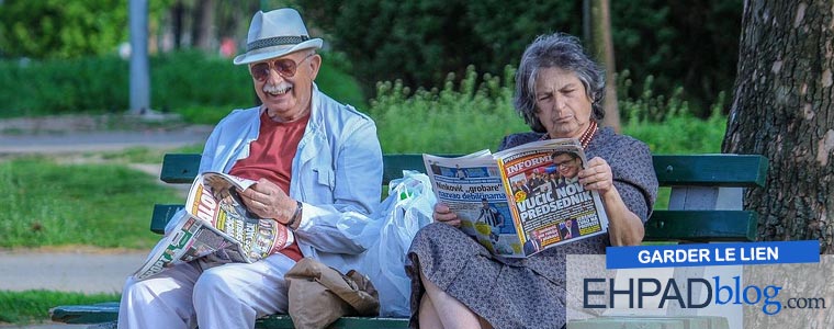 Partage photo en maison de retraite